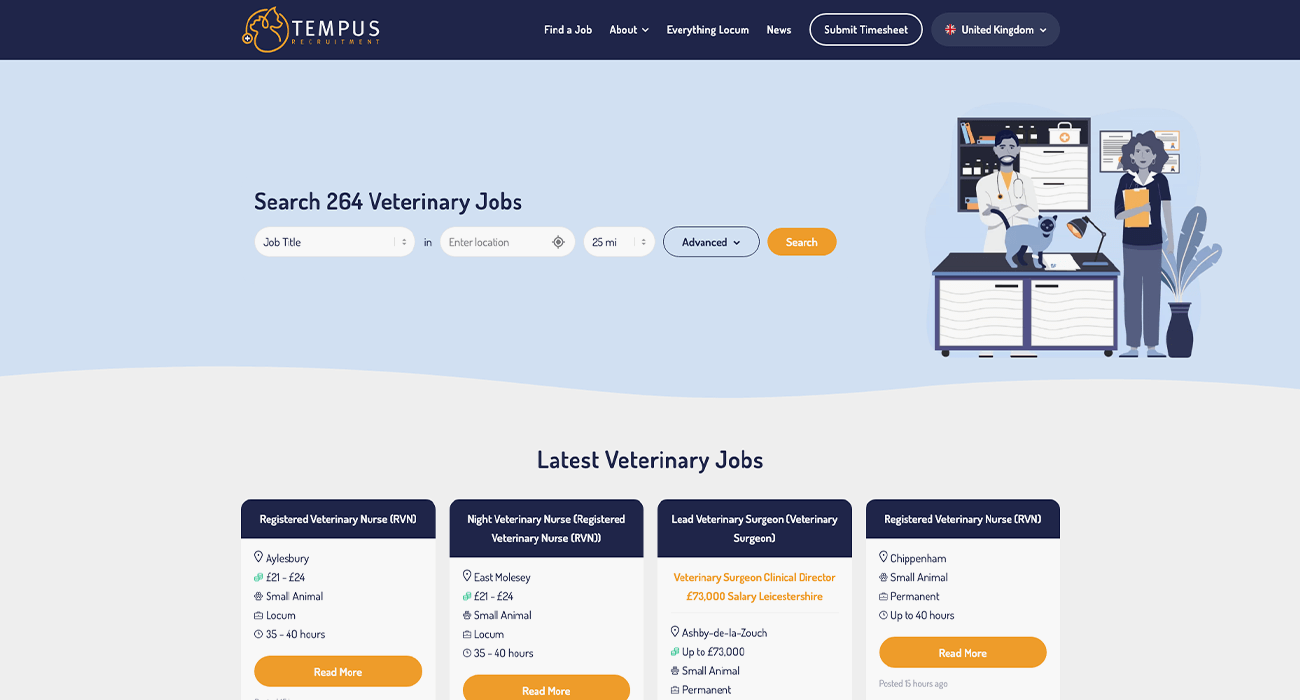 Tempus Veterinary Recruitment